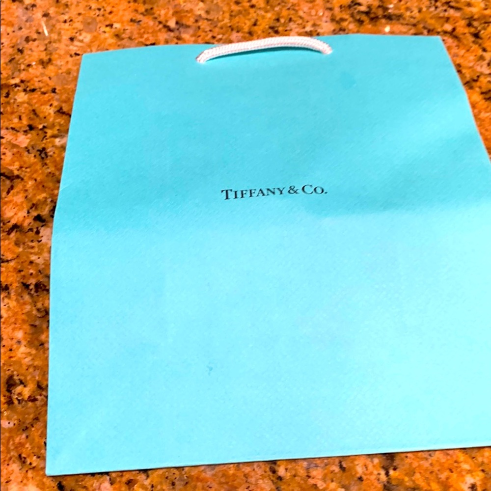 Authentic Tiffany & Co. Turquoise Shopping Bag, newer been used, must have!
